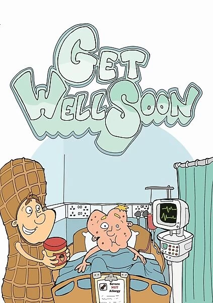 Get Well Soon. Get well soon wishes from Bad Gift Barry