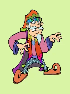 <b class=qtipBold><figcaption>The Wizard man</figcaption></b><br><br><em>© cartoonjack</em> The Wizard man