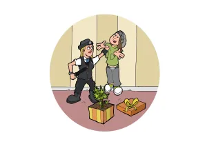 <b class=qtipBold><figcaption>The Wrong Gift</figcaption></b><br><br><em>© cartoonjack</em> The Wrong Gift